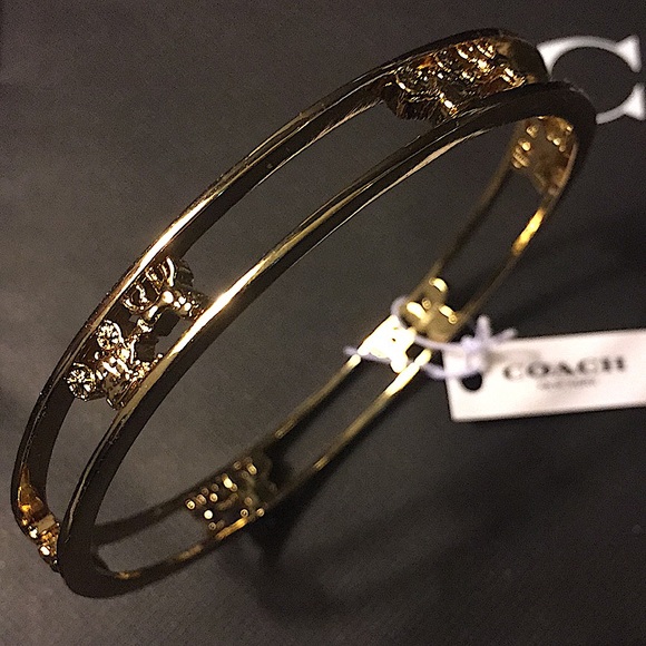 COACH - HORSE & CARRIAGE BANGLE (NWT) - Picture 8 of 11